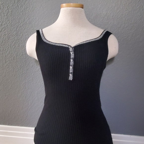 Cache Tops - Cache Ribbed Tank Top